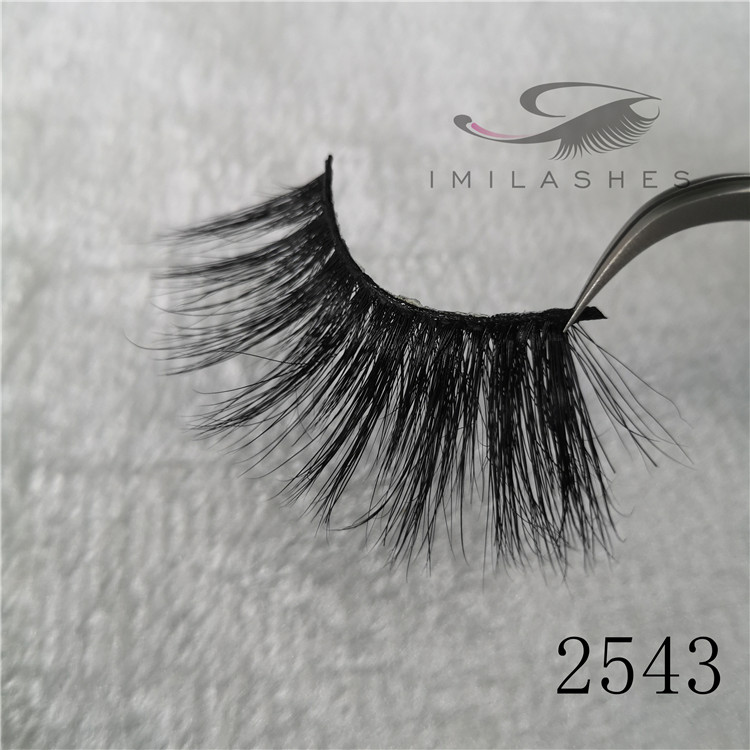 Long 25mm real mink 3D lashes wholesale China A-43